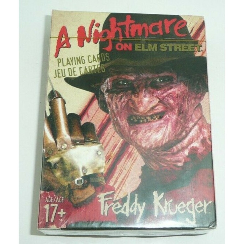 A Nightmare on Elm Street Playing Cards Deck Classic Horror Movie Freddy Krueger